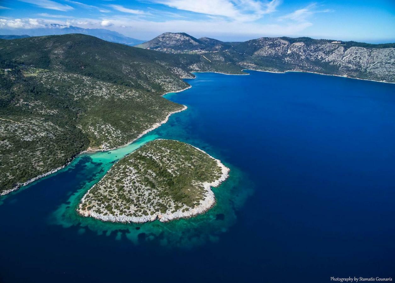 Villa Glyfos Kerveli Екстериор снимка